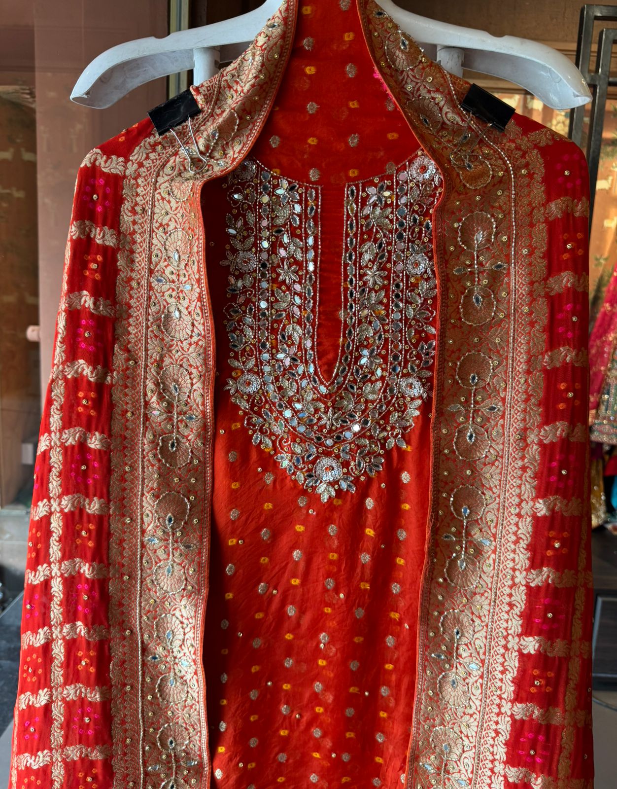 Traditional Indian ethnic Unstitched Suit
