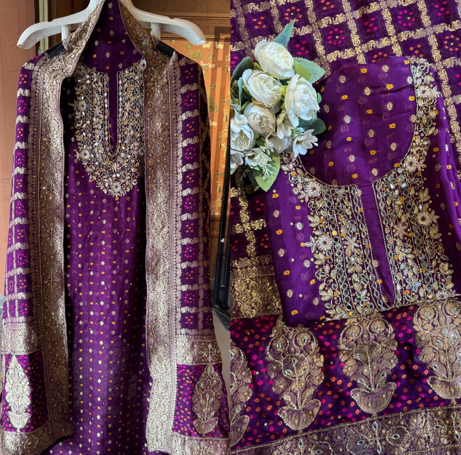 Traditional Indian ethnic Unstitched Suit