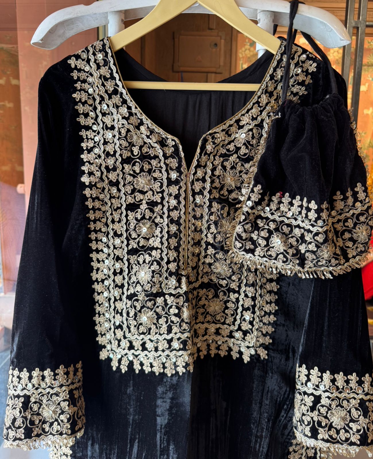 Velvet Long dress