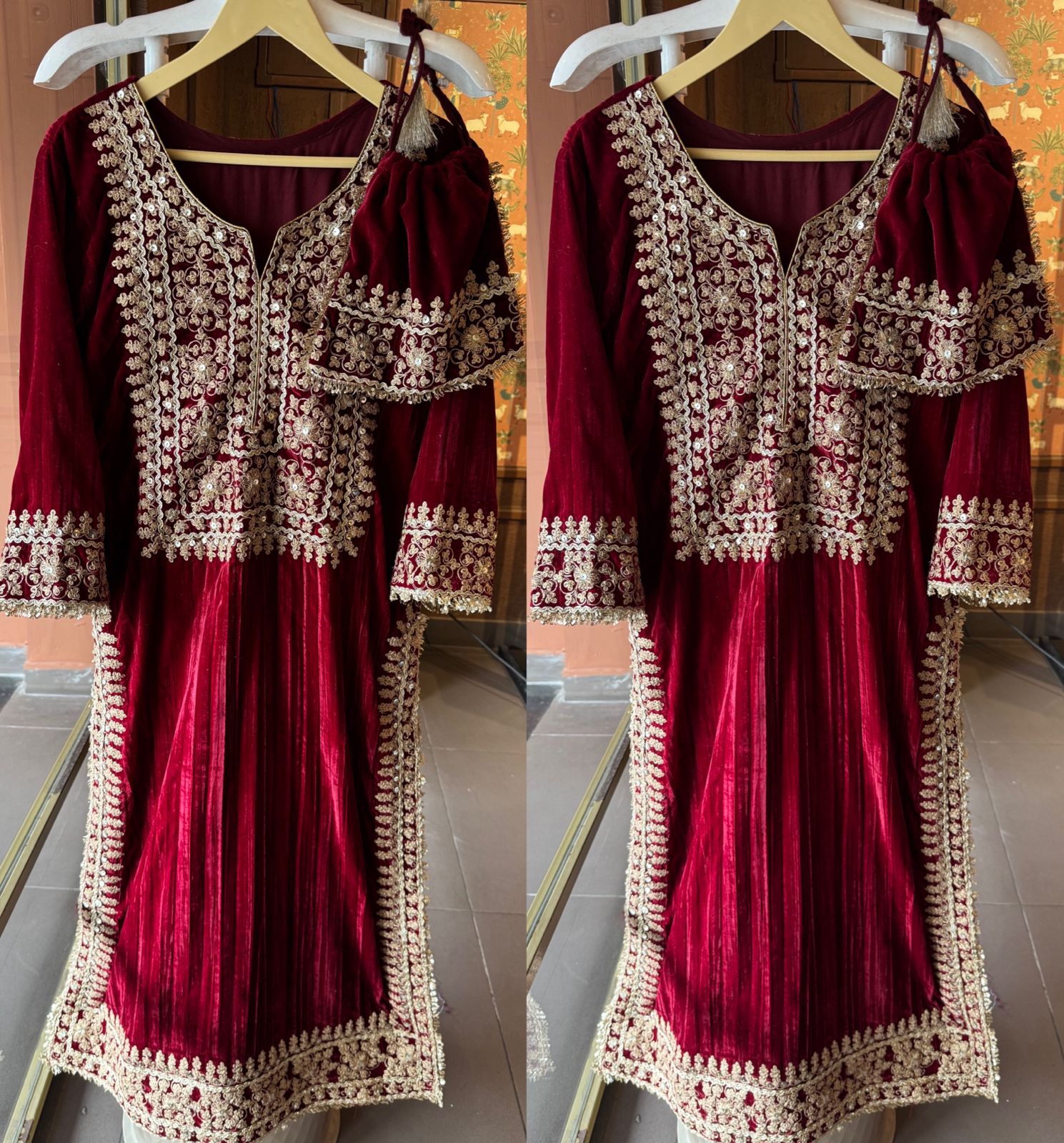 Velvet Long dress