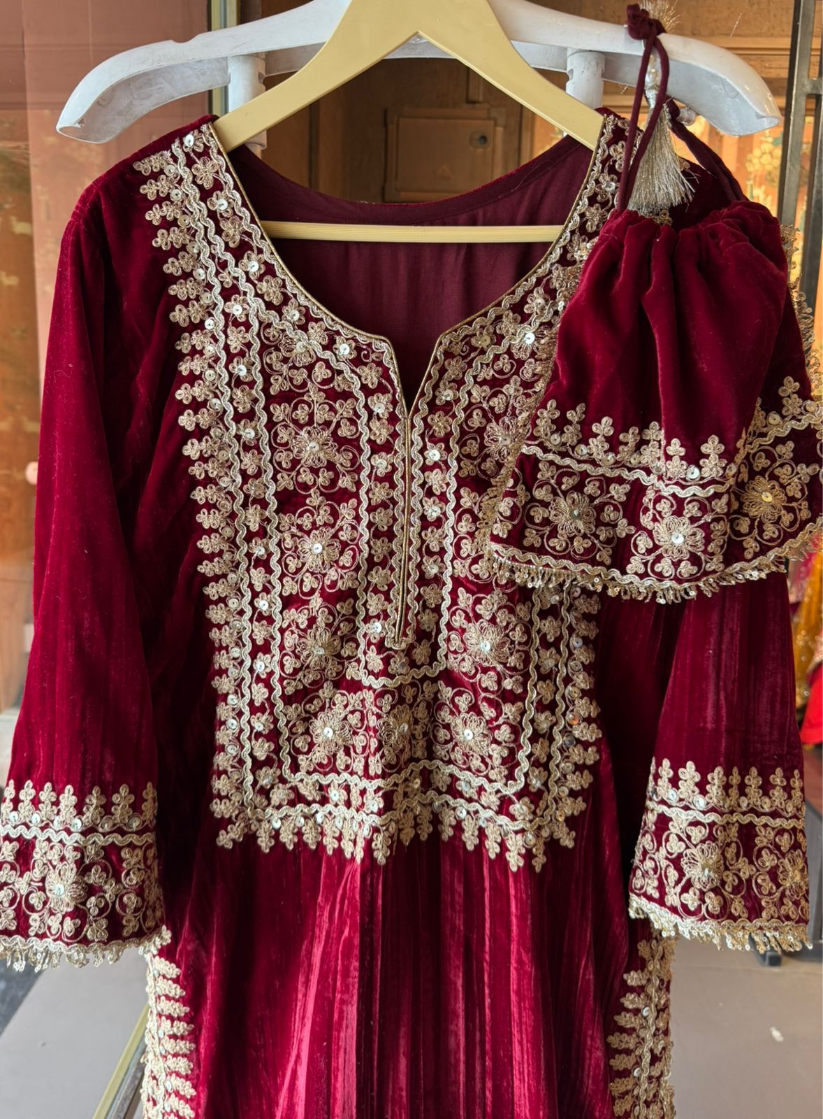 Velvet Long dress