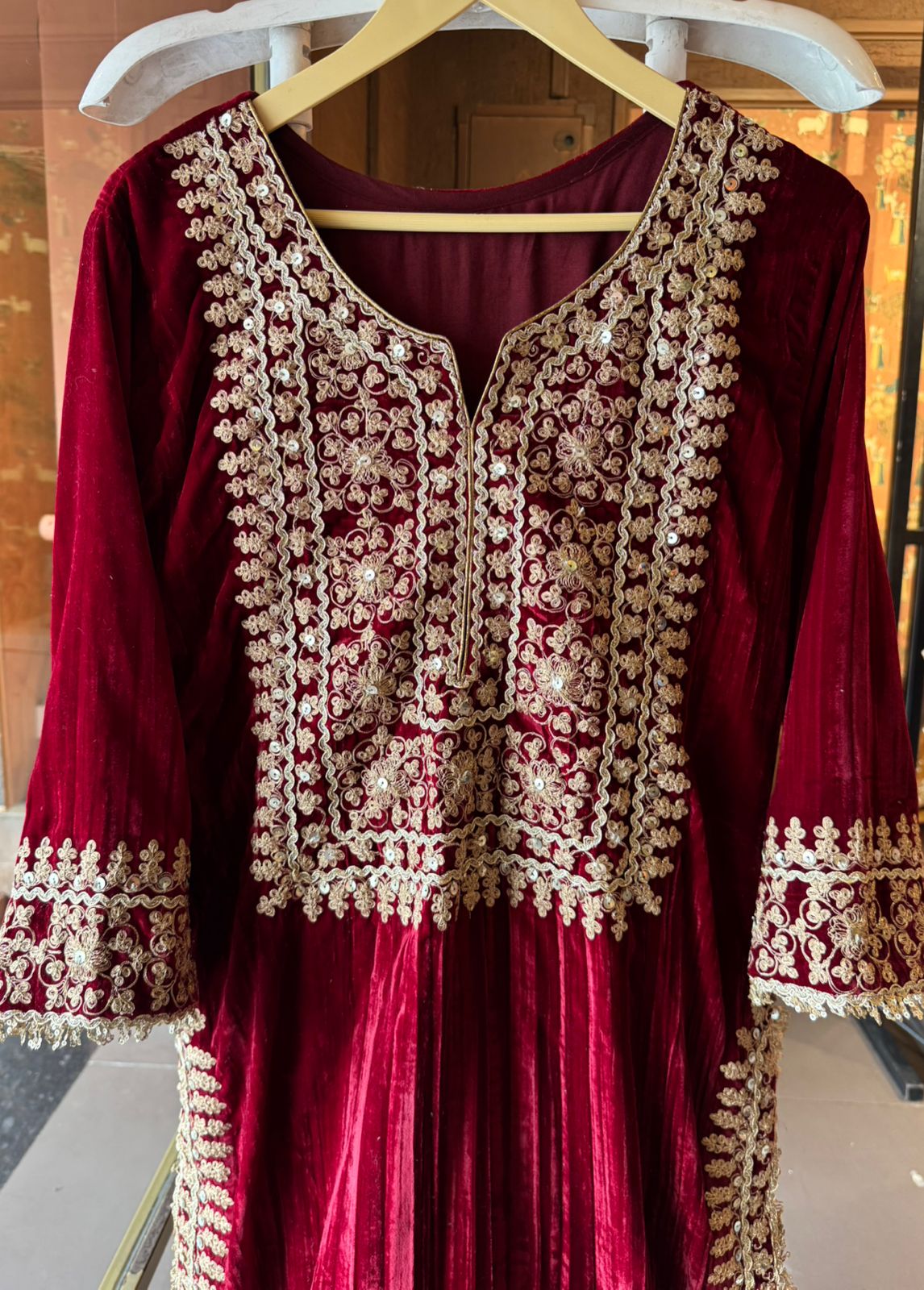Velvet Long dress