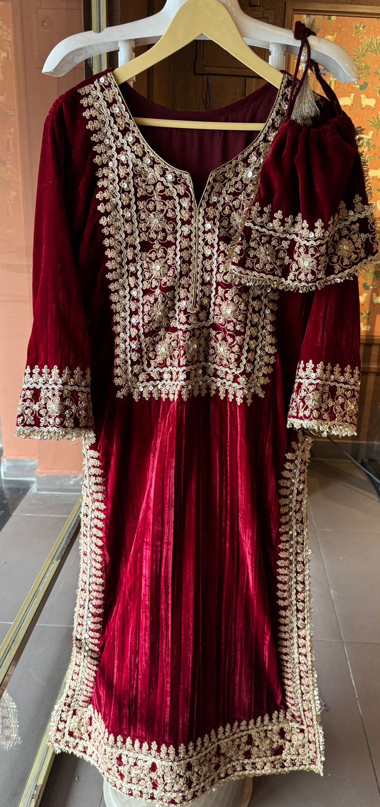 Velvet Long dress