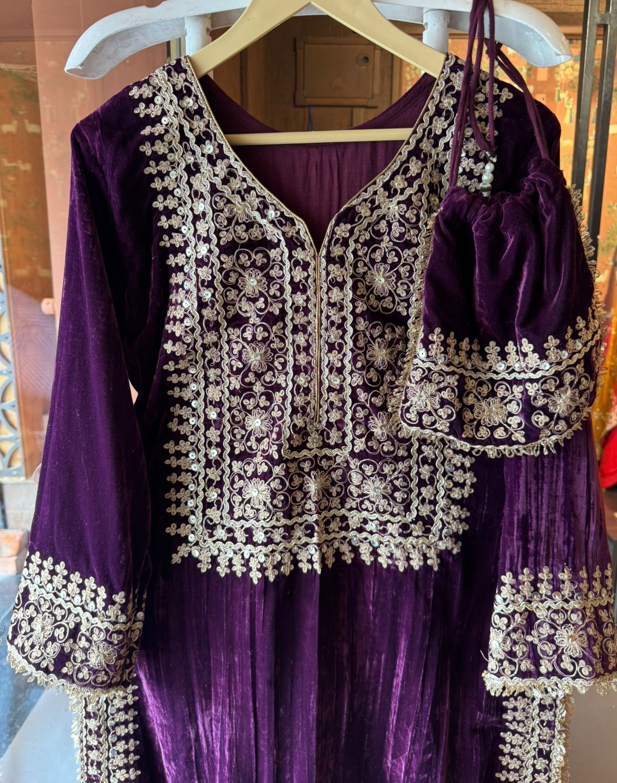 Velvet Long dress