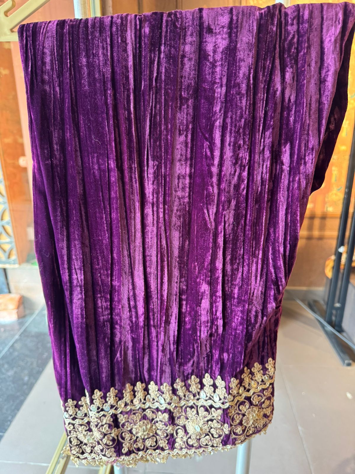 Velvet Long dress