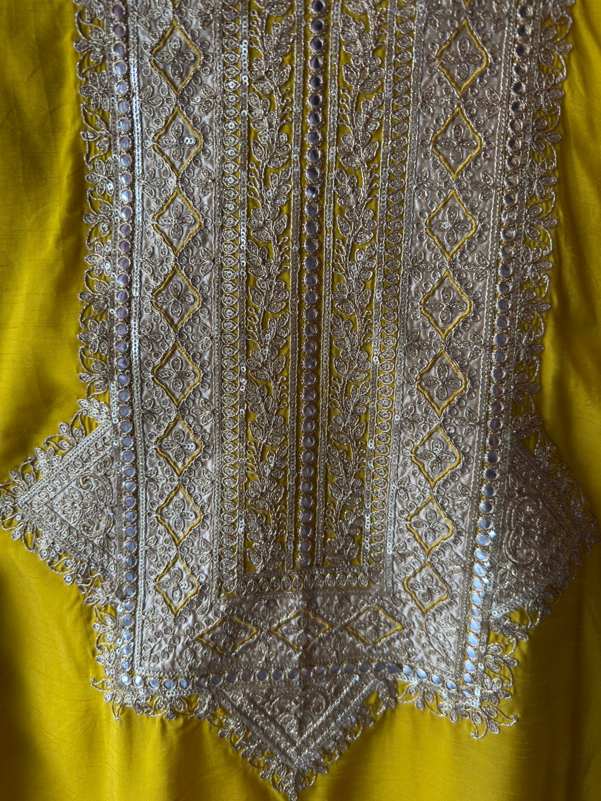 Traditional embroidered kurta set