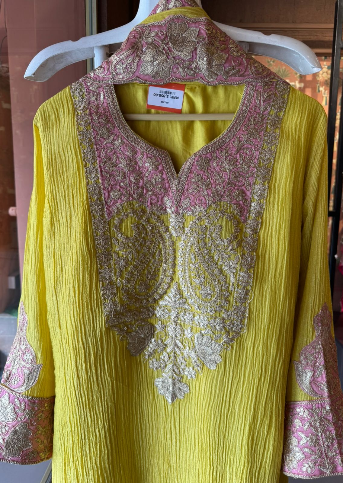 Crushed tissue stitched Shirt