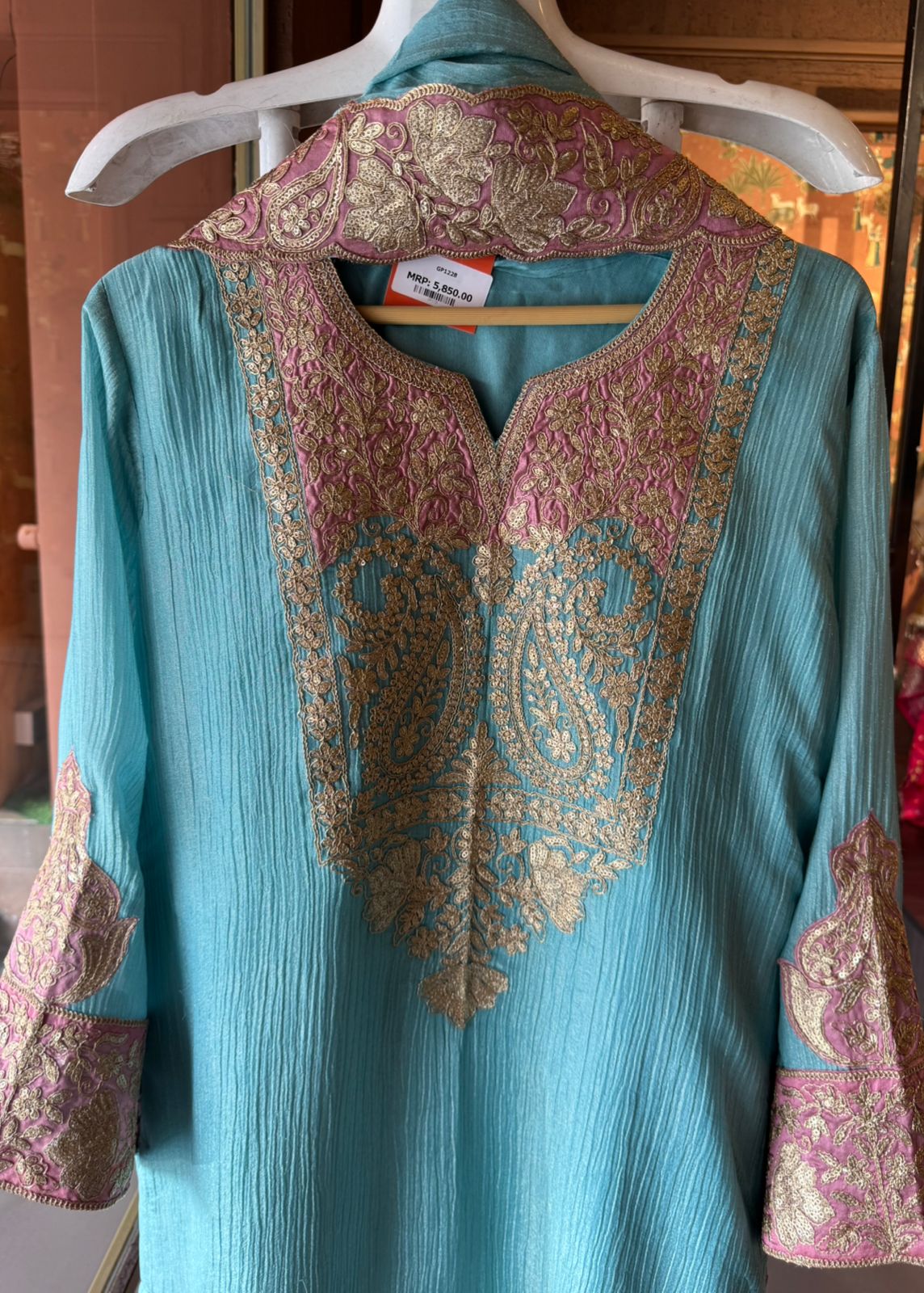 Crushed tissue stitched Shirt