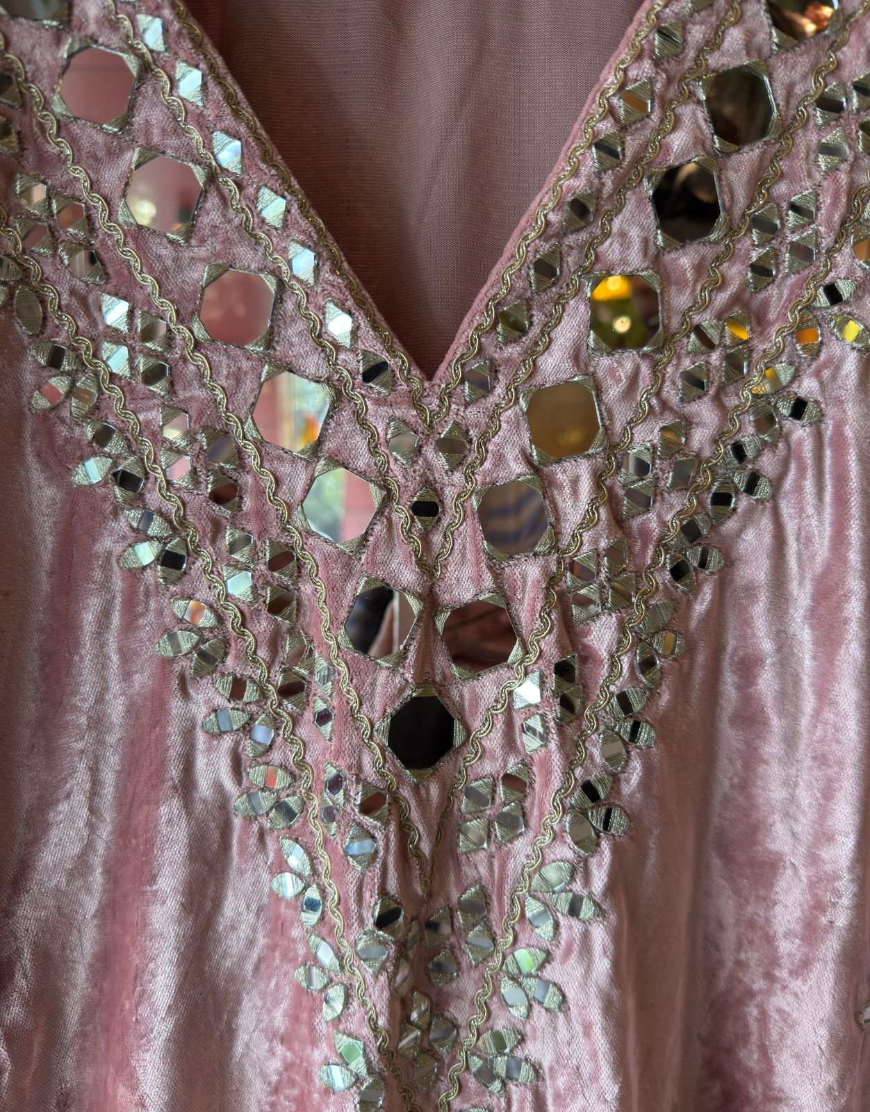 Velvet long Kurta set