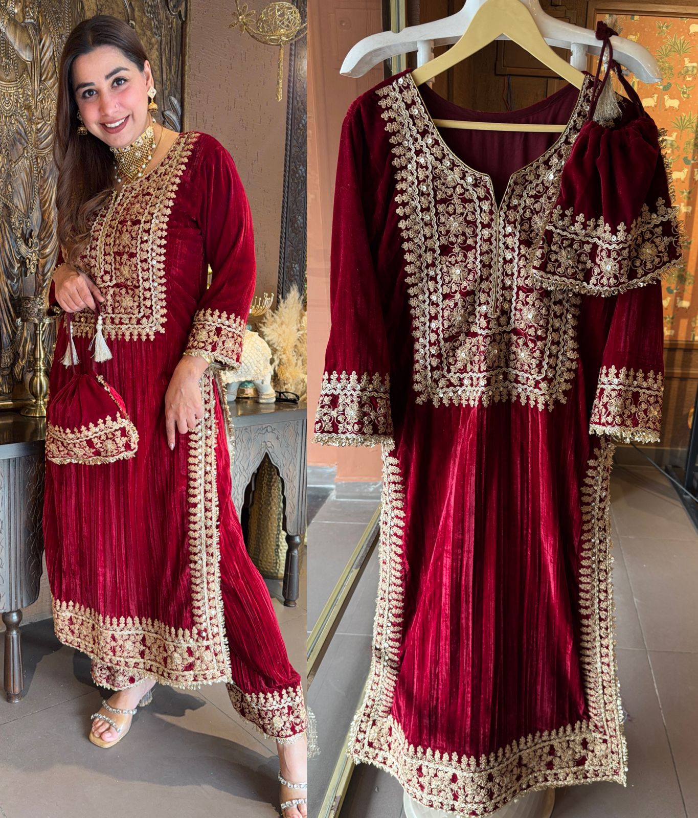 Velvet Long dress