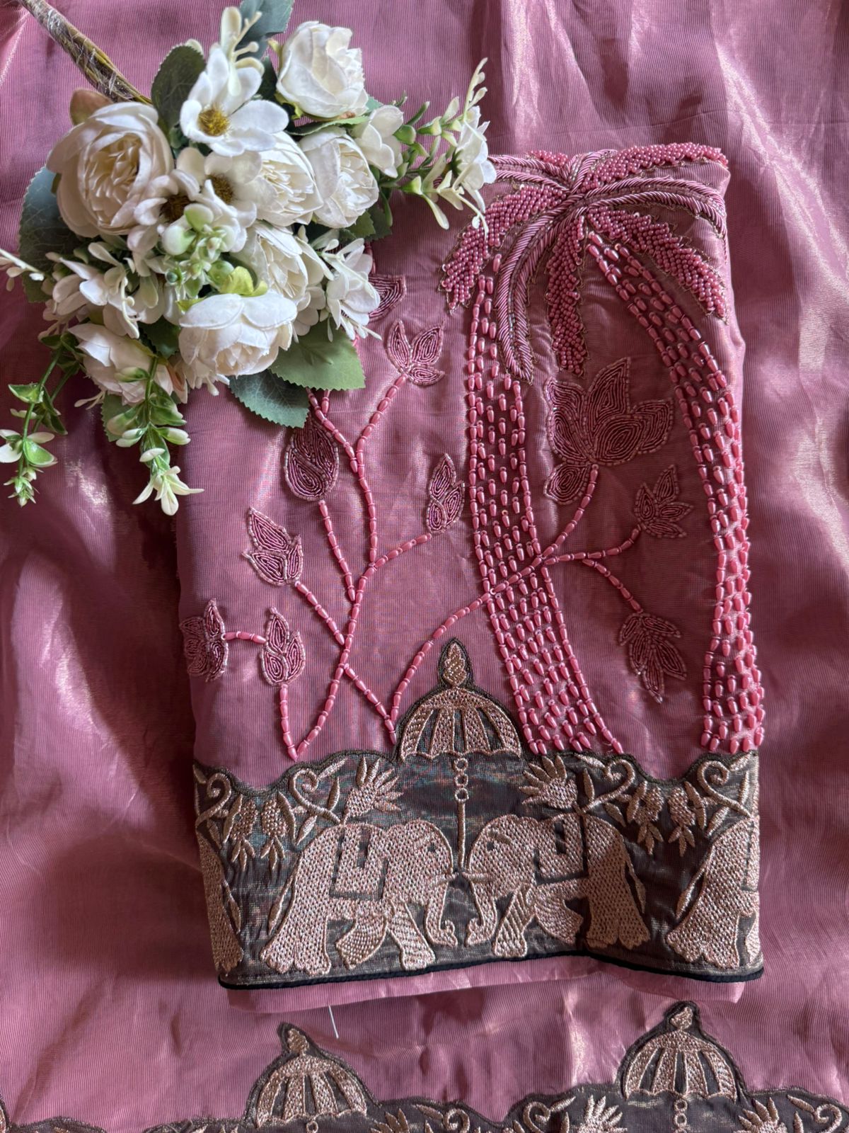 Royal Mughal Embroidered Unstitched Suit