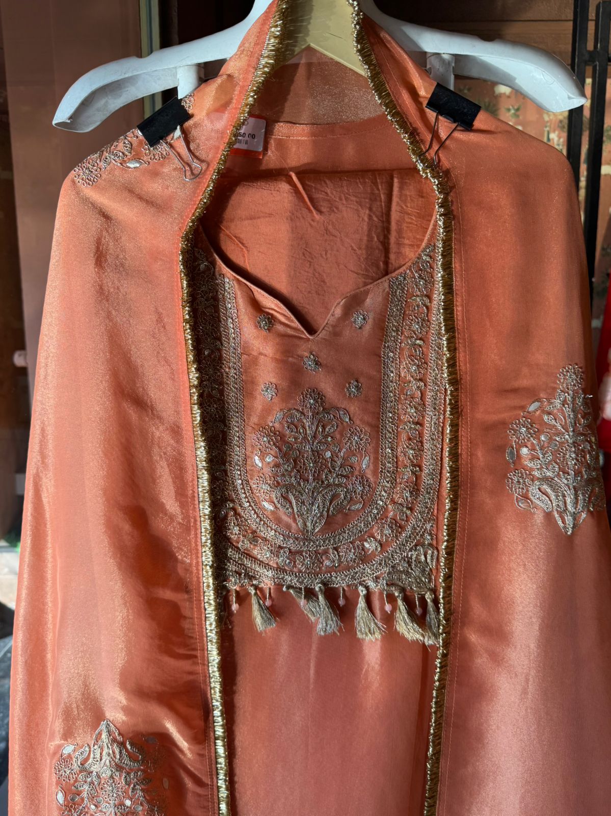 Shimmer organza Unstitched Shirt