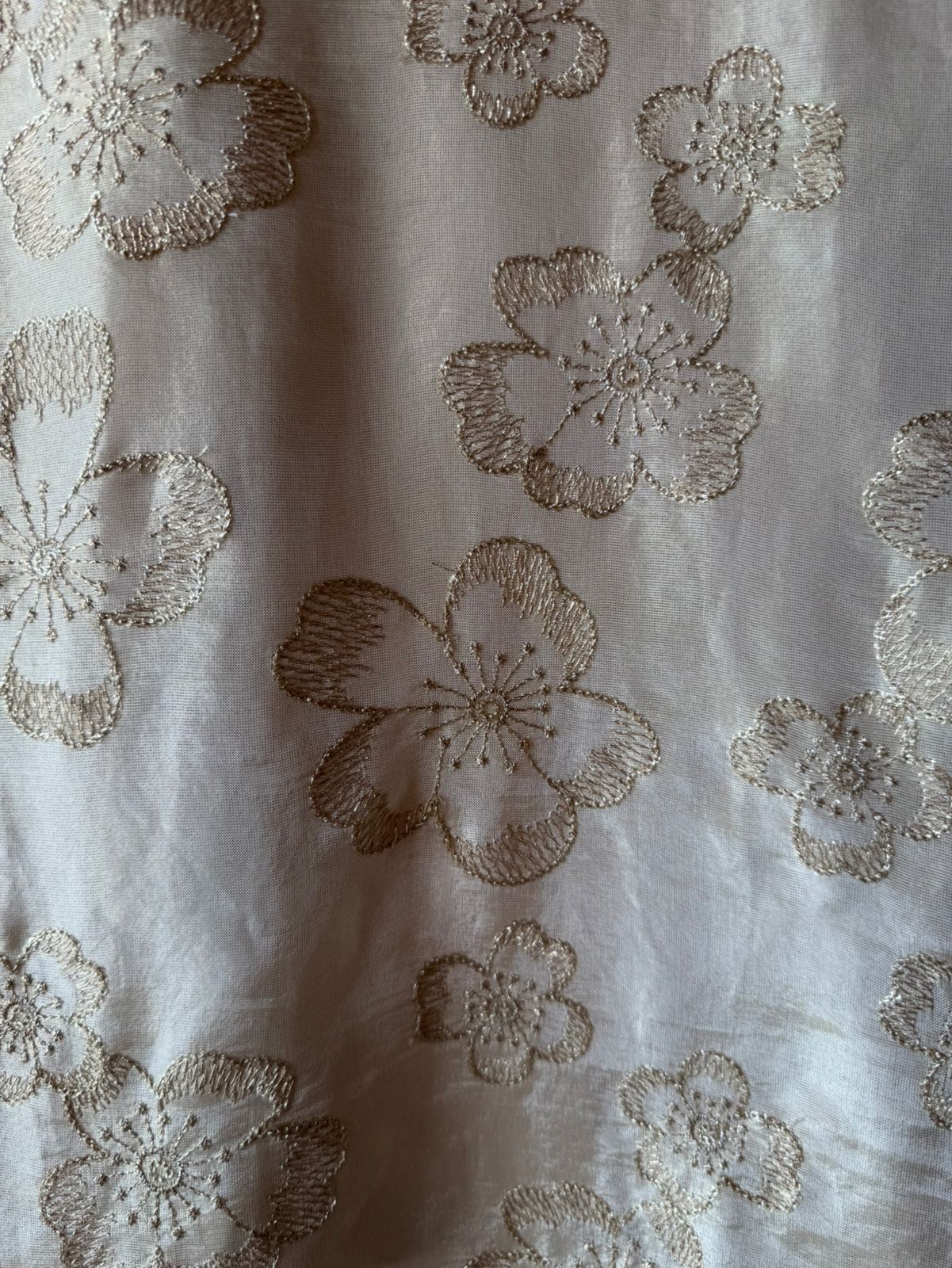 Ivory Embroidered Kaftan Set