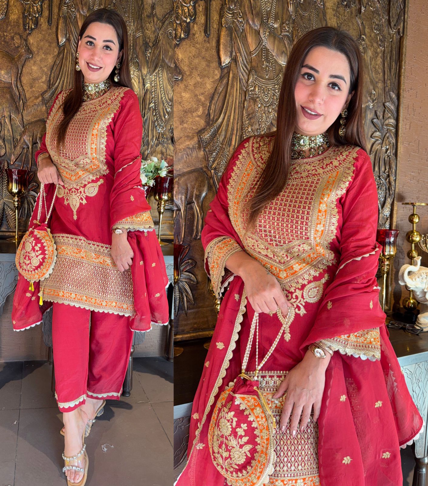 Pure 100% silk Kurta