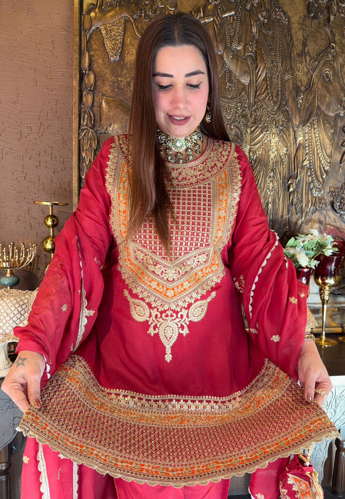 Pure 100% silk Kurta