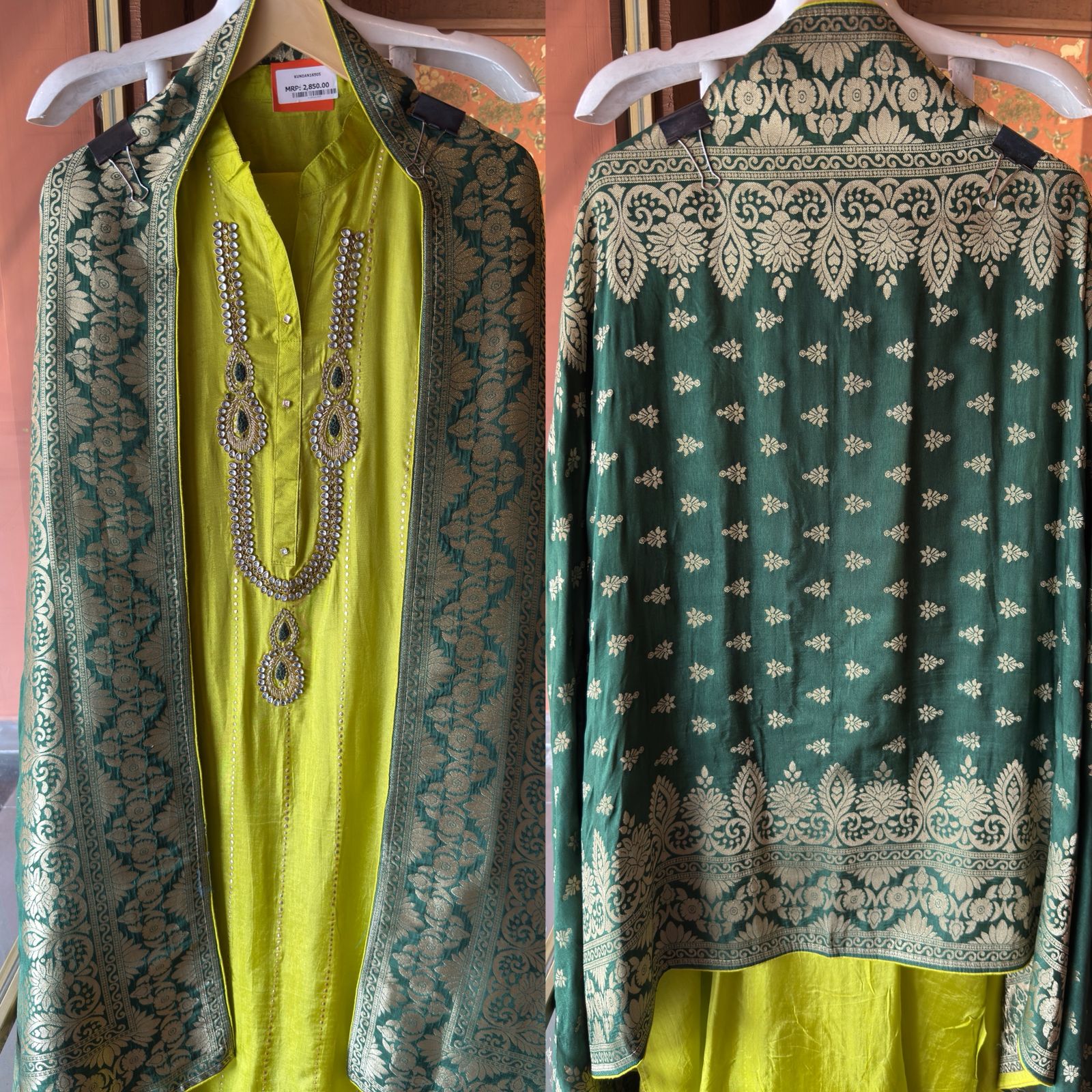 Russian silk Unstitched Shirt