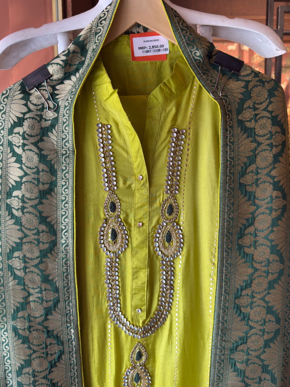 Russian silk Unstitched Shirt