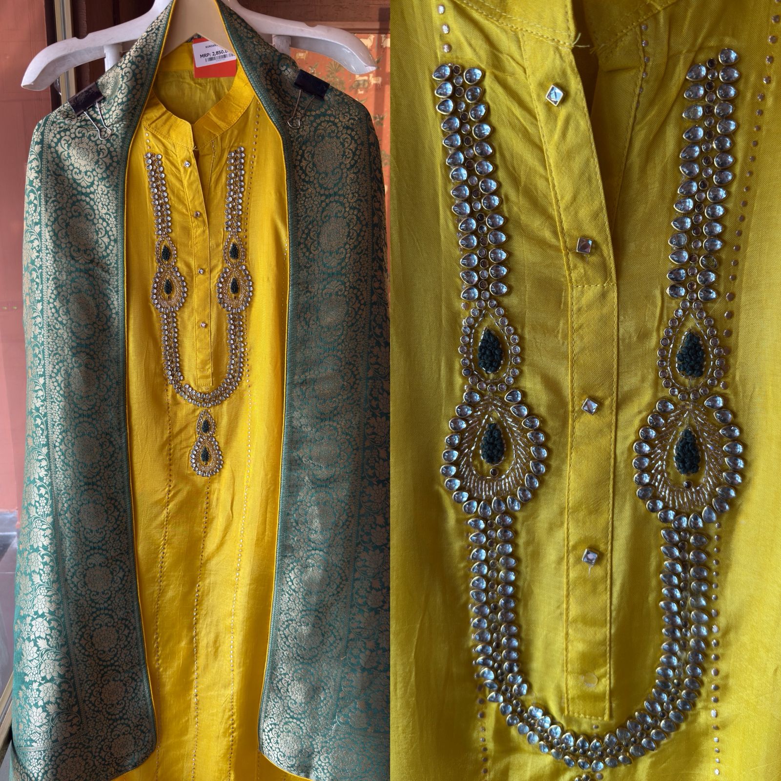 Russian silk Unstitched Shirt