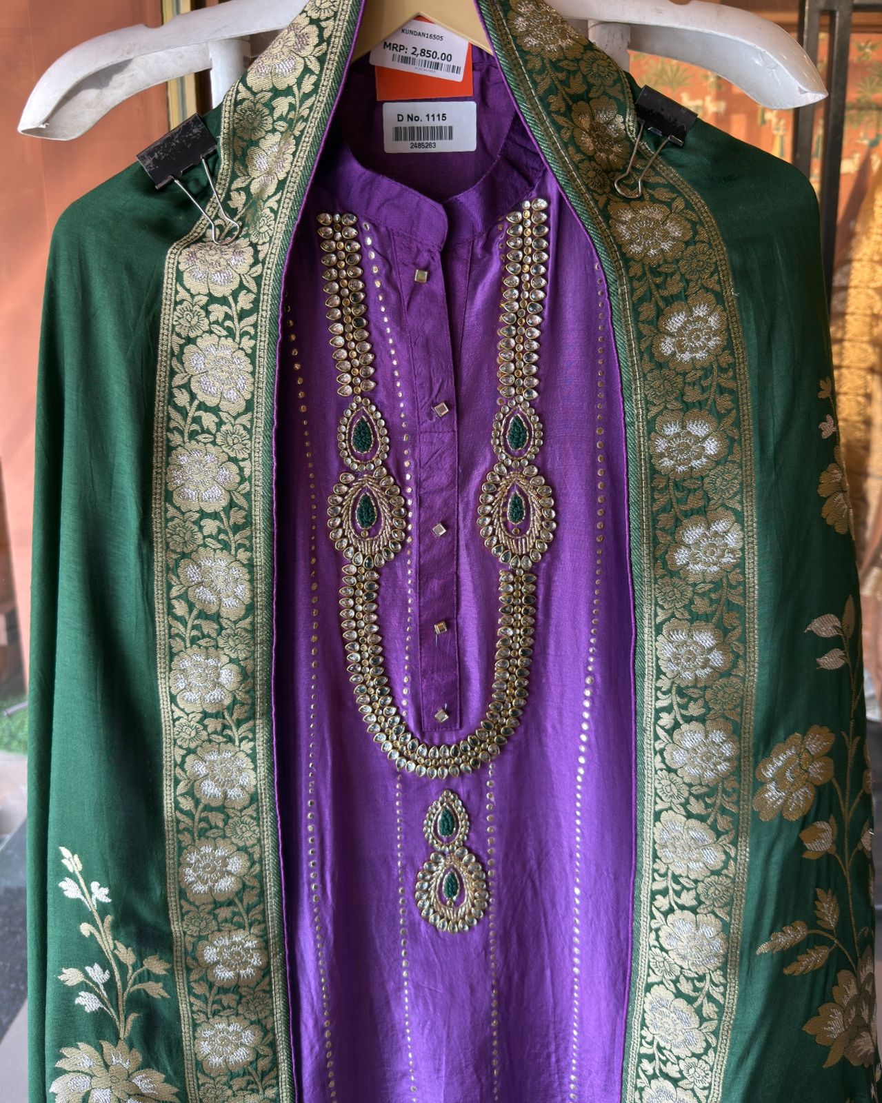 Russian silk Unstitched Shirt