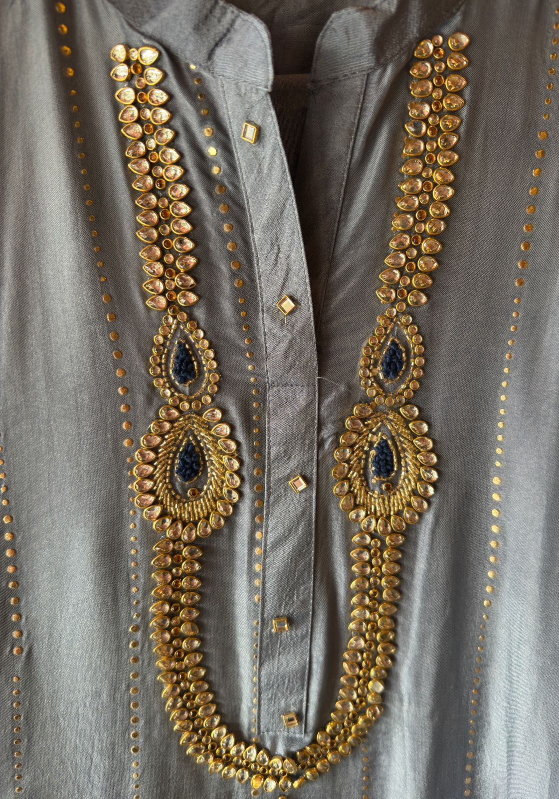 Russian silk Unstitched Shirt
