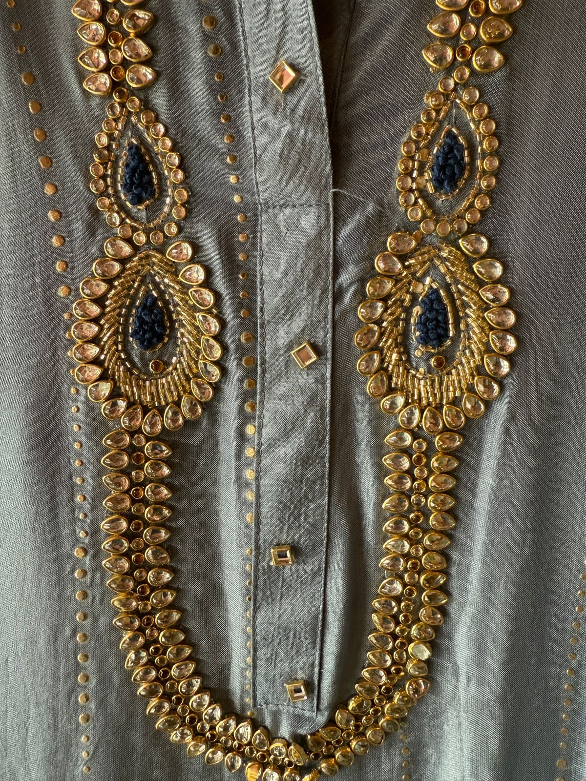 Russian silk Unstitched Shirt