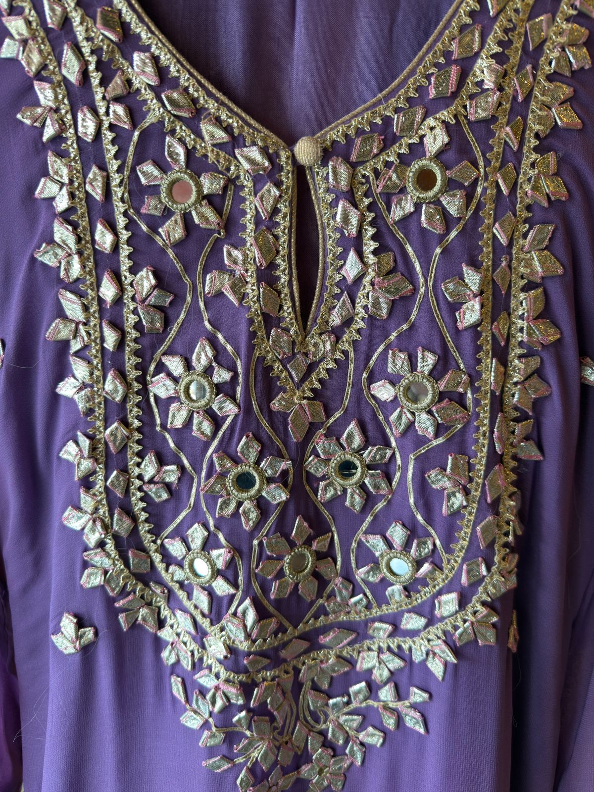 Embellished Georgette Sharara Set