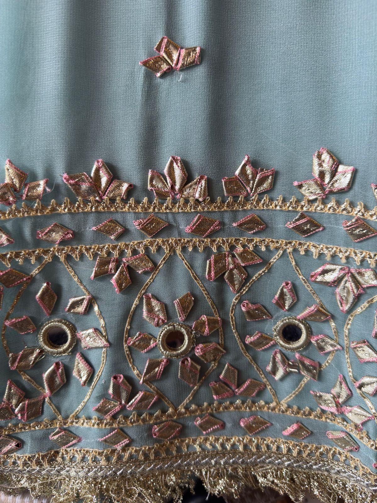 Embellished Georgette Sharara Set