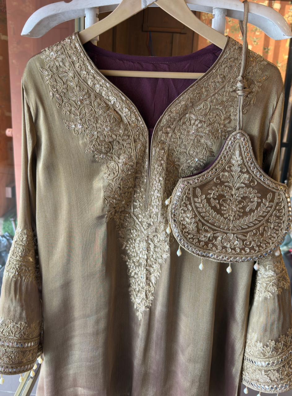 Giraffe tissue kurta