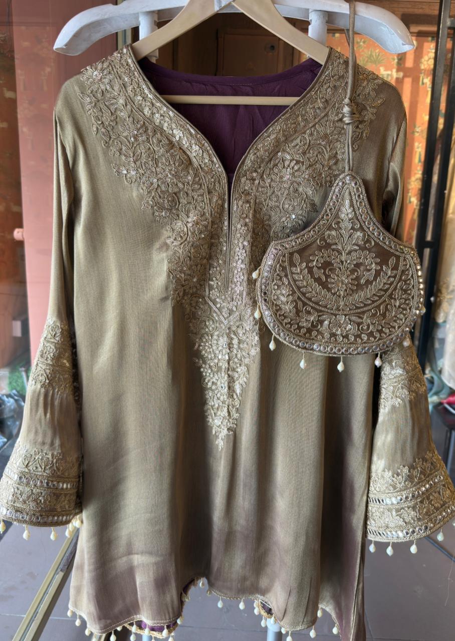 Giraffe tissue kurta