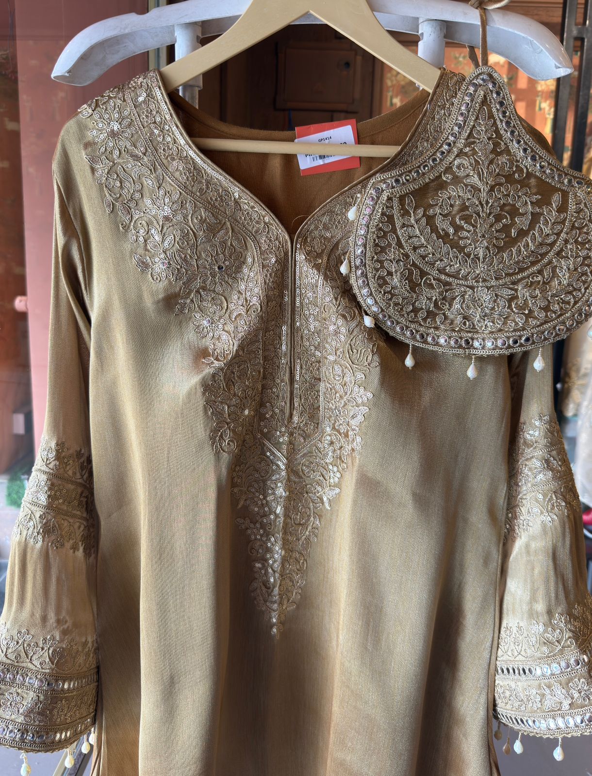 Giraffe tissue kurta