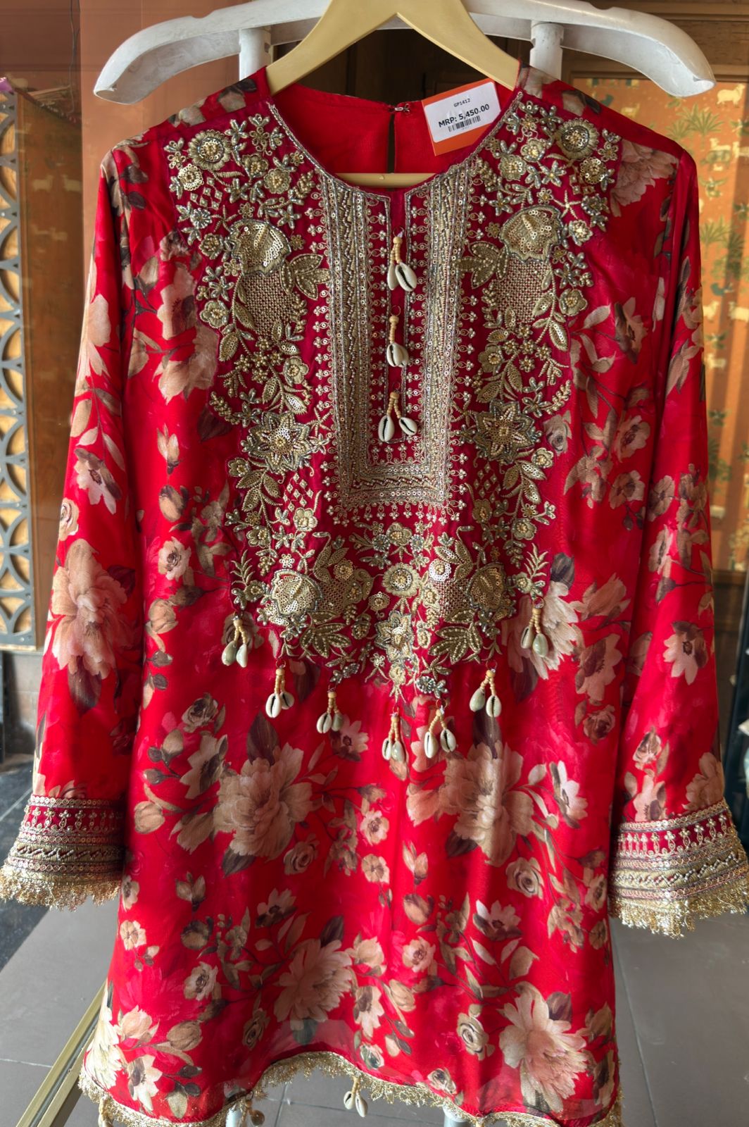 Traditional Indian with Farshi salwar