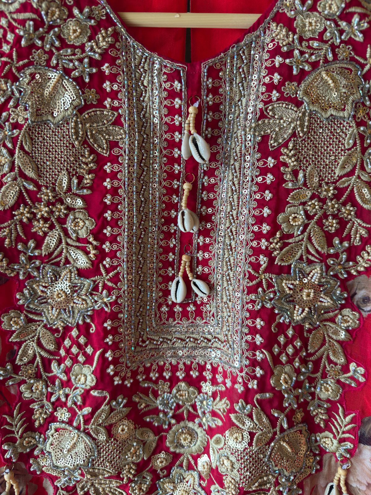 Traditional Indian with Farshi salwar