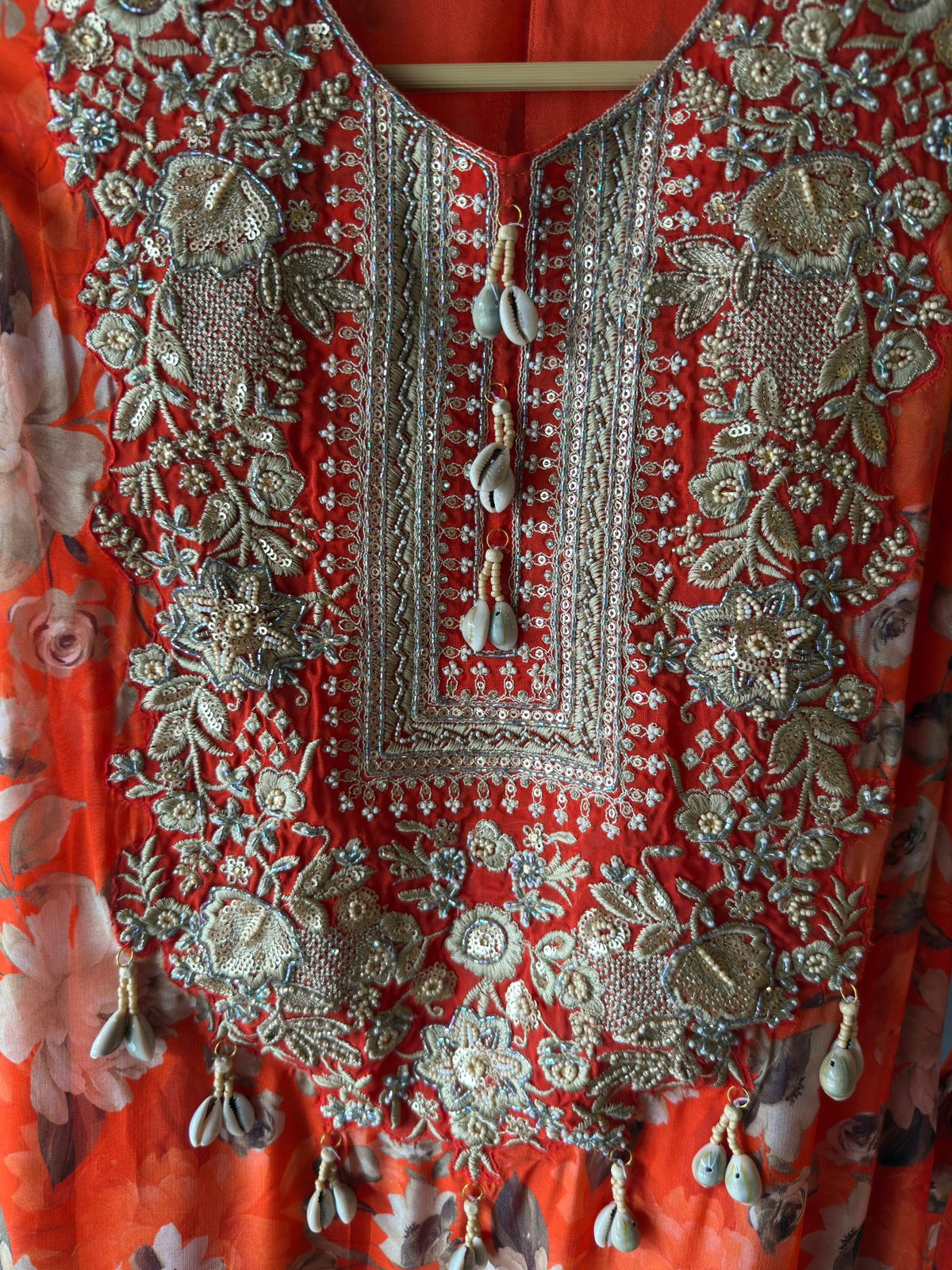 Traditional Indian with Farshi salwar