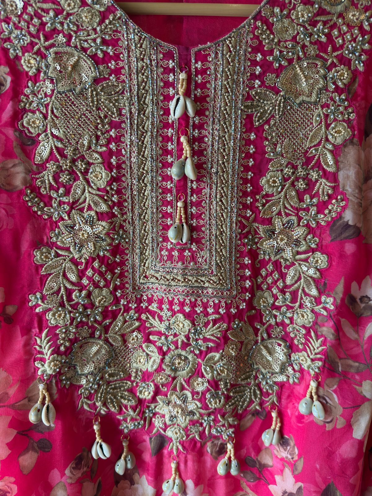 Traditional Indian with Farshi salwar