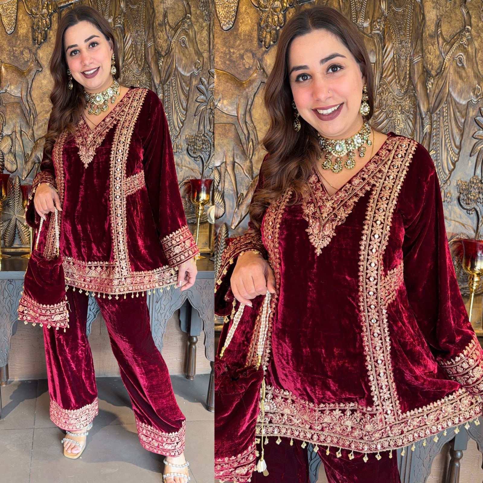 Festive Kurta Palazzo set