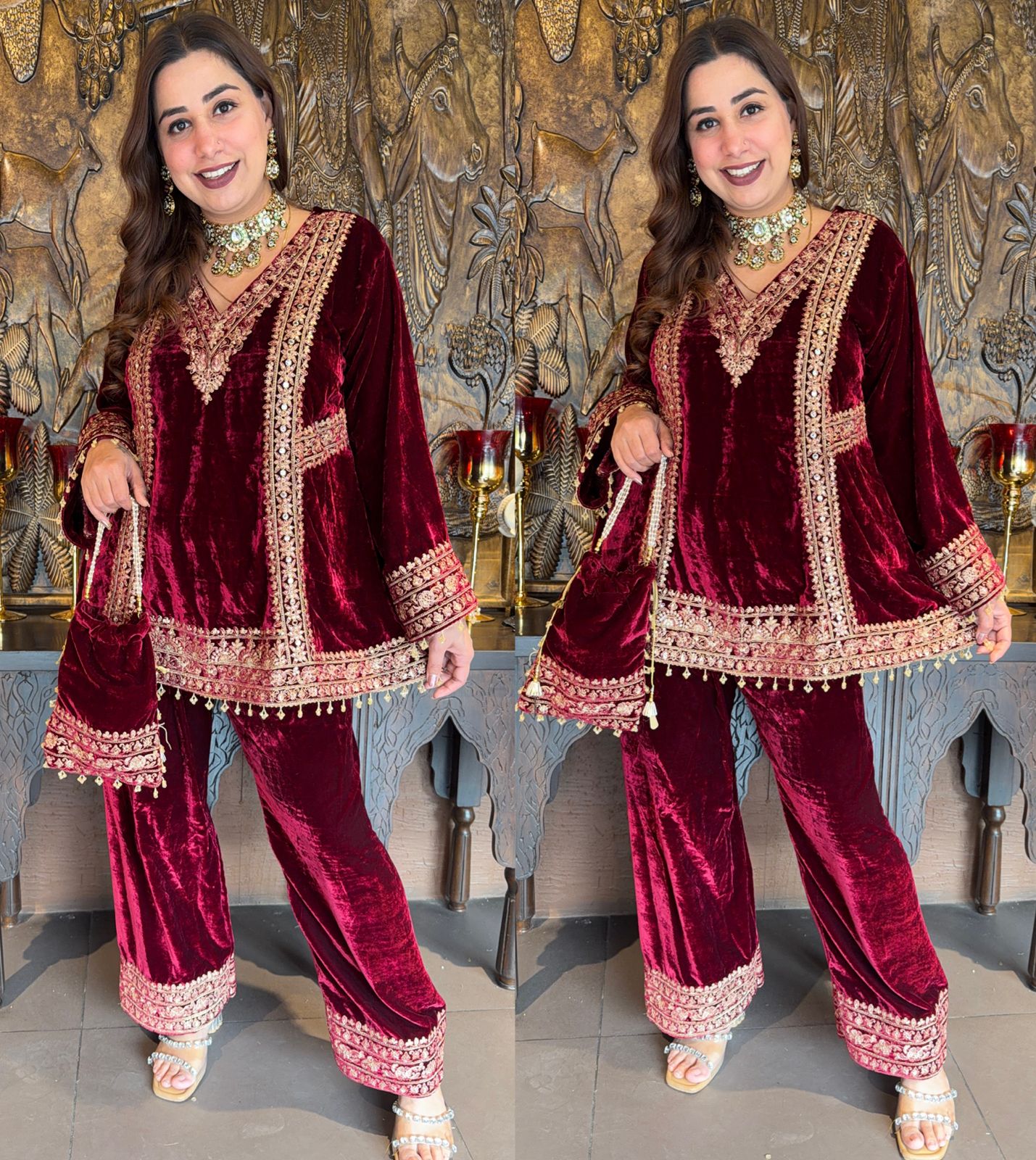 Festive Kurta Palazzo set