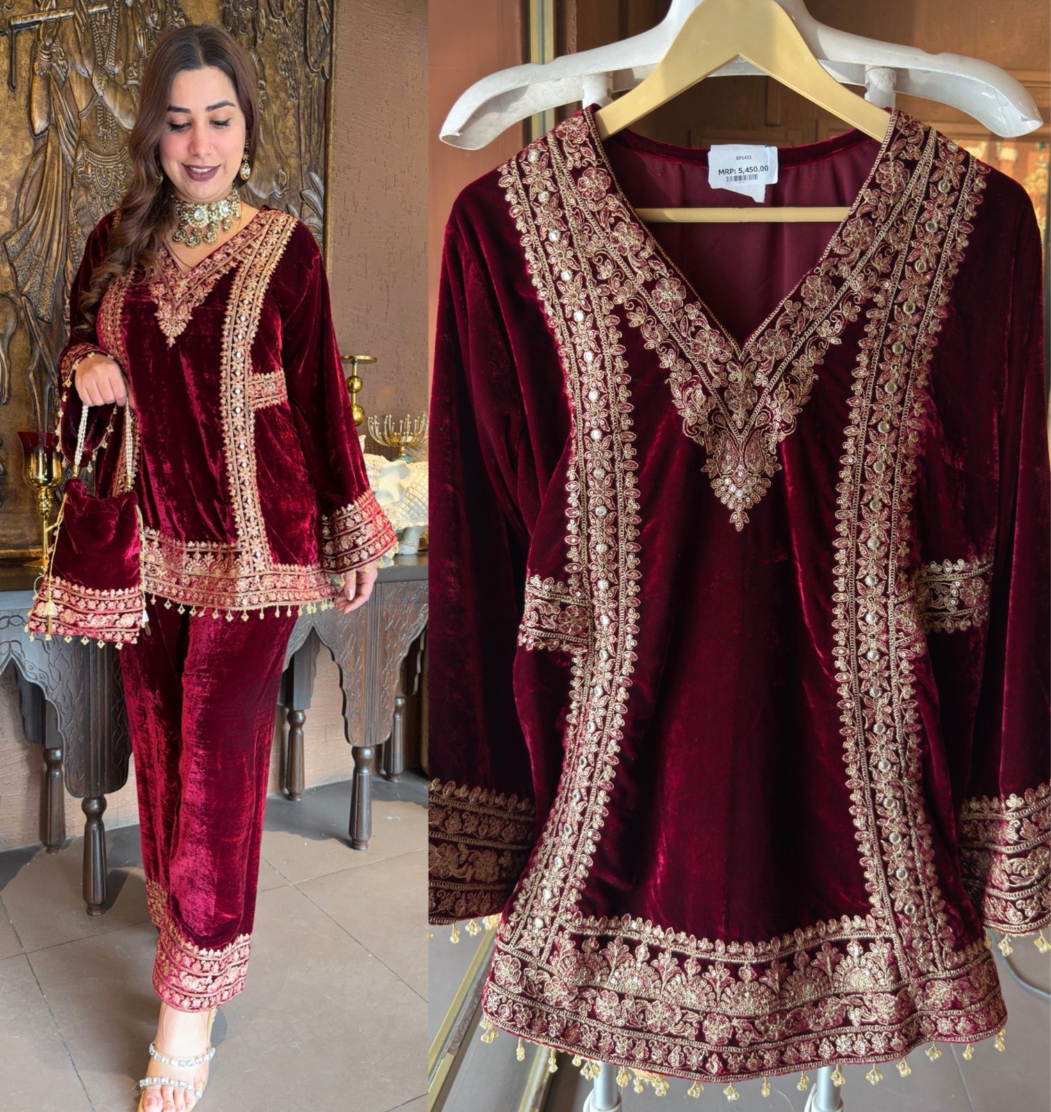 Festive Kurta Palazzo set