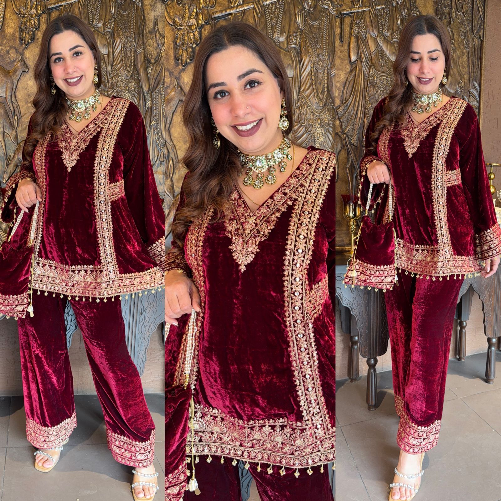 Festive Kurta Palazzo set