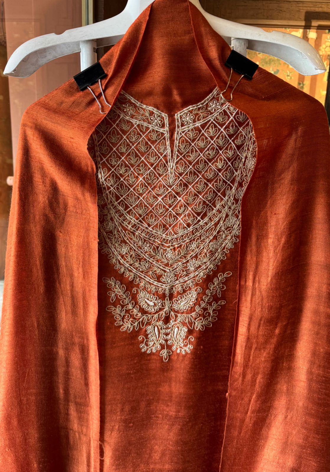 Pure Tussar silk Ethnic Suit