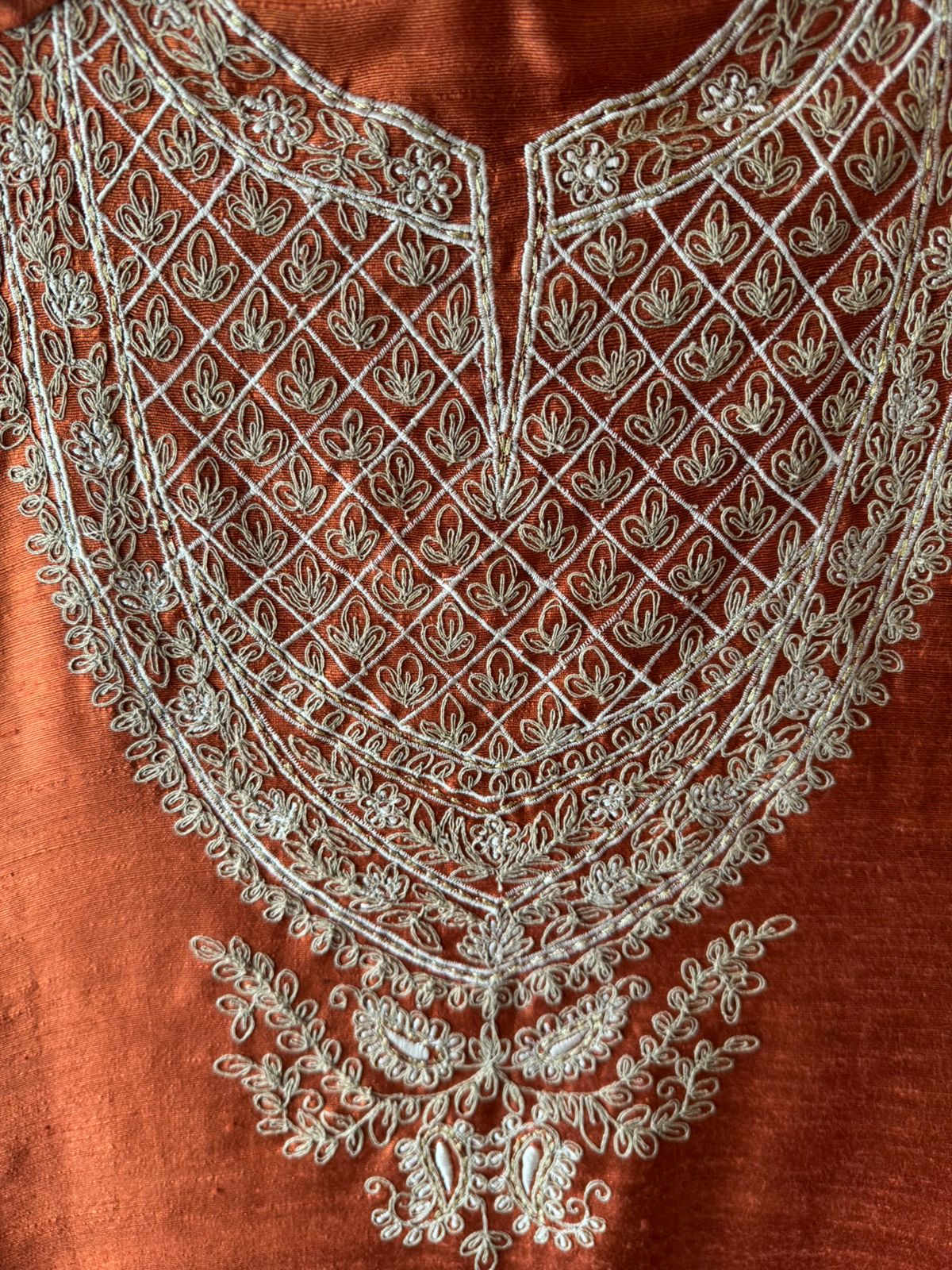 Pure Tussar silk Ethnic Suit