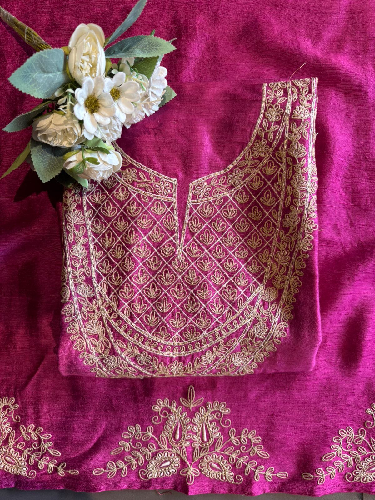 Pure Tussar silk Ethnic Suit