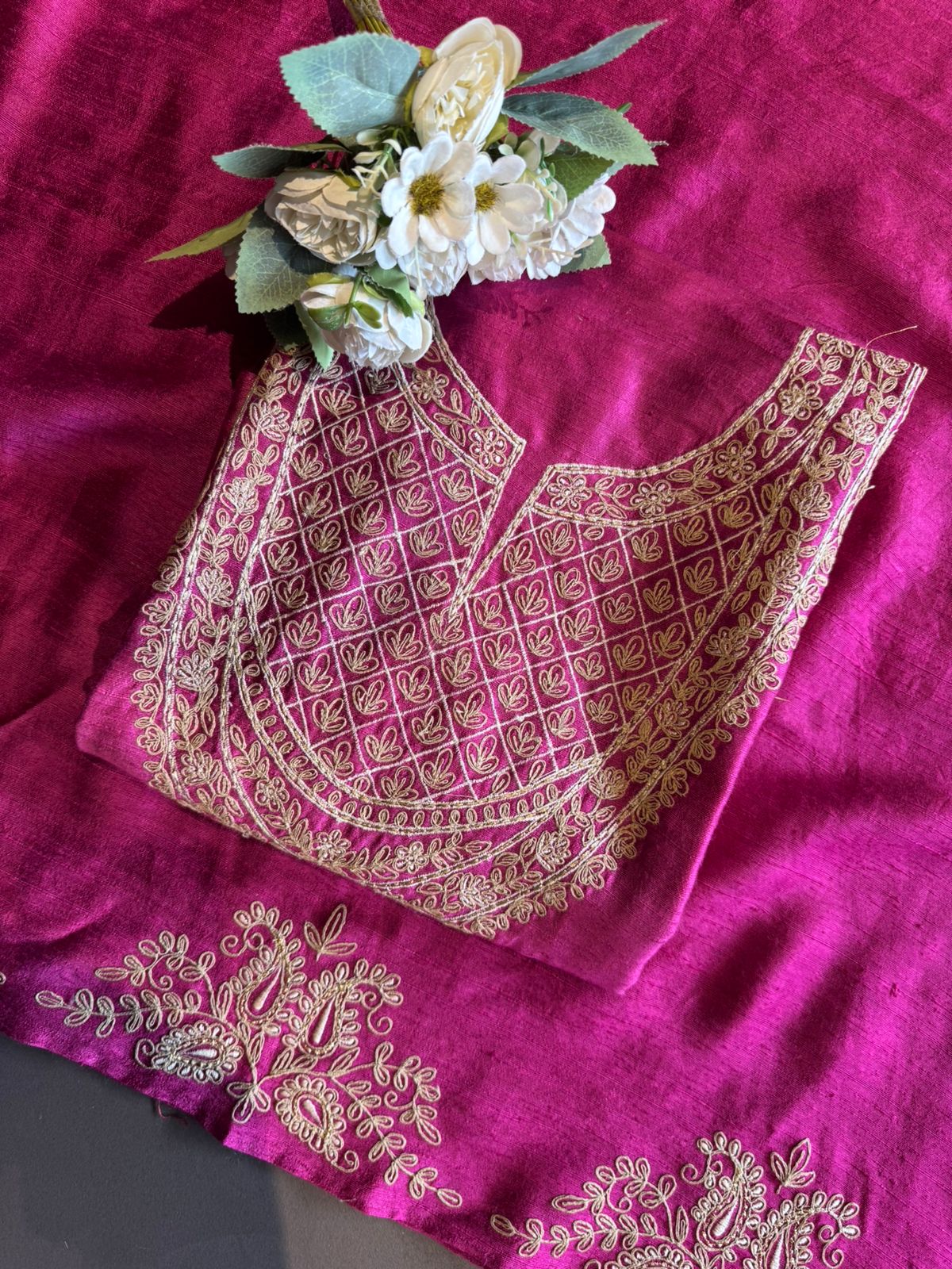 Pure Tussar silk Ethnic Suit