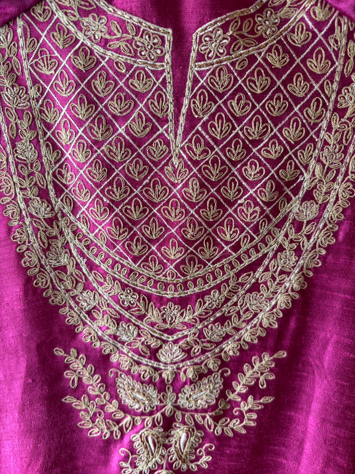 Pure Tussar silk Ethnic Suit