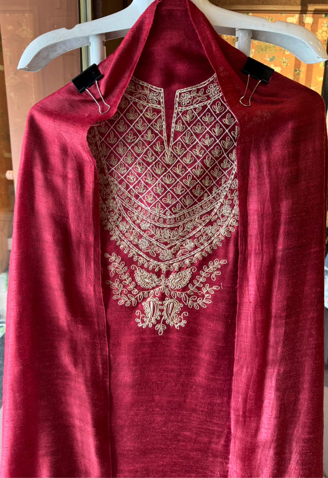 Pure Tussar silk Ethnic Suit