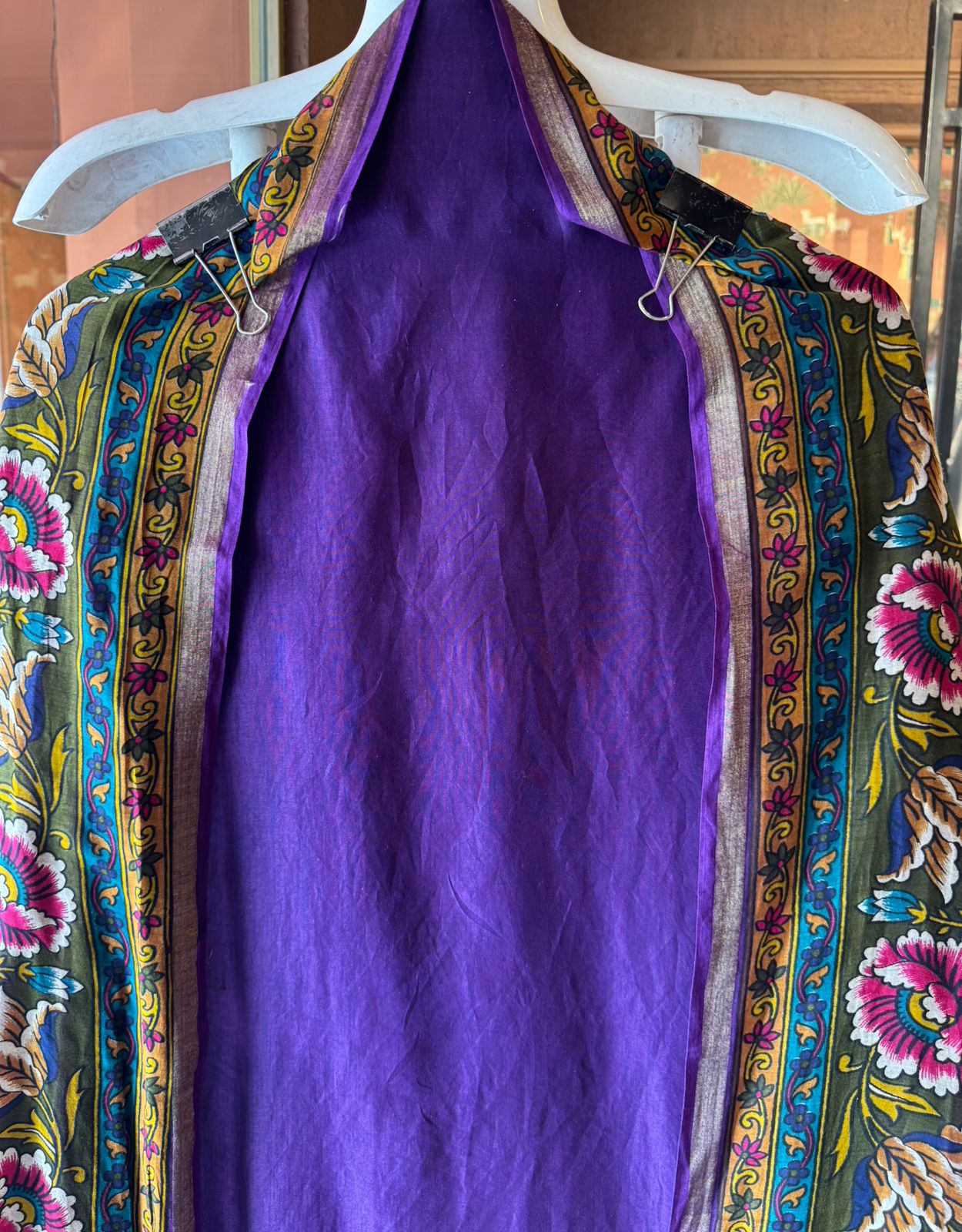 Pure Maheshwari silk Suit