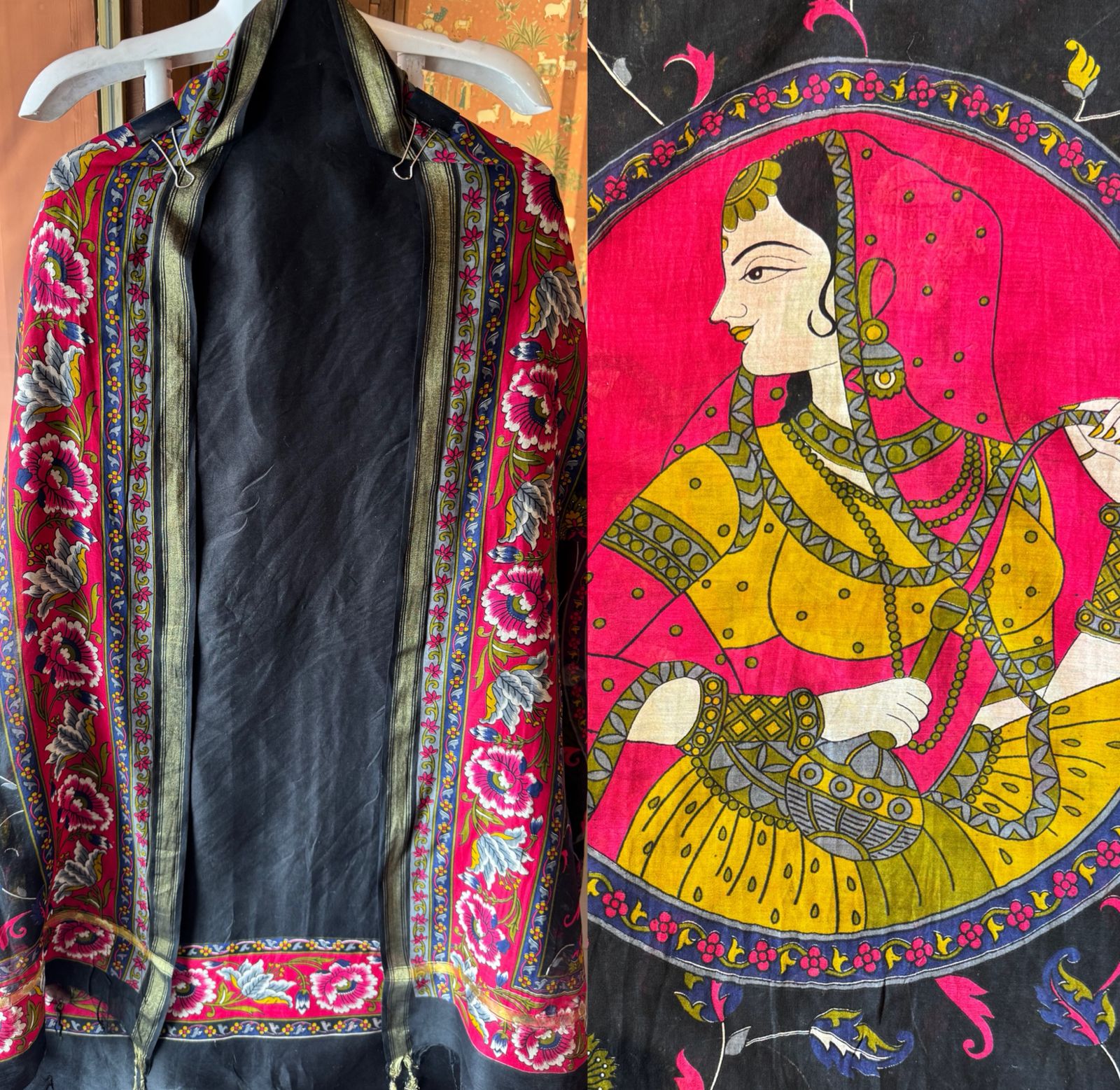 Pure Maheshwari silk Suit