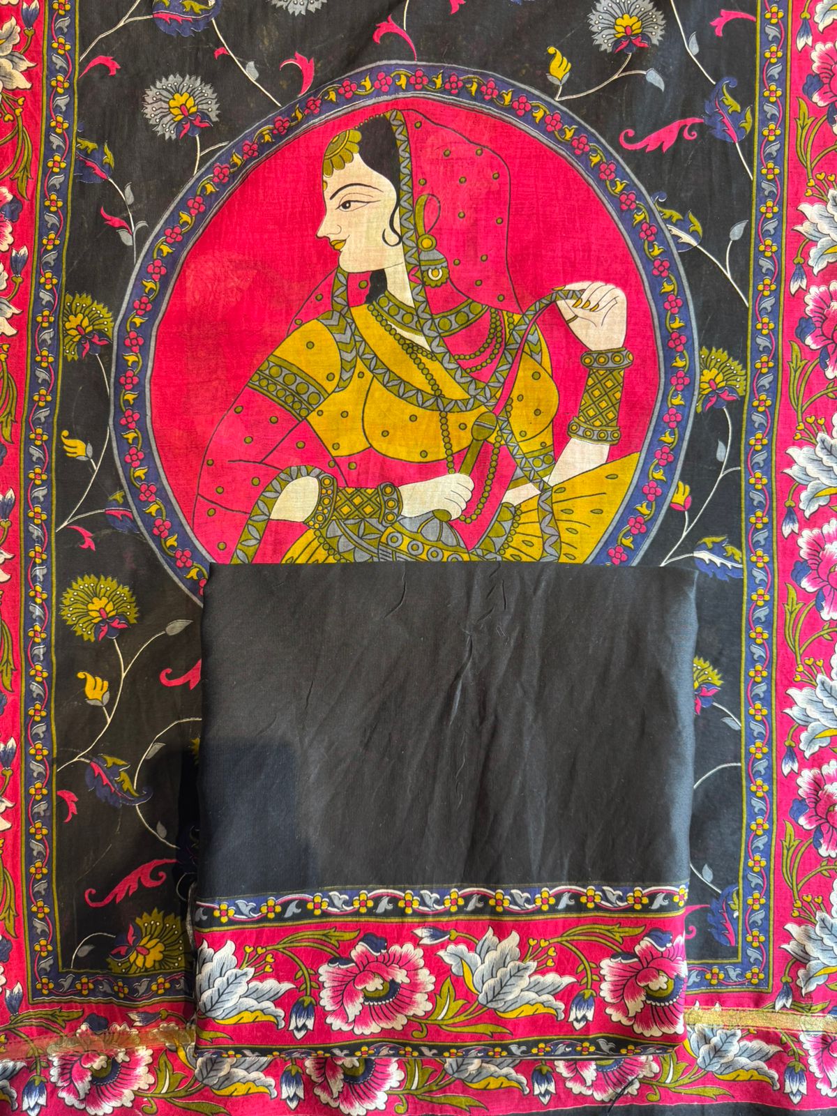 Pure Maheshwari silk Suit