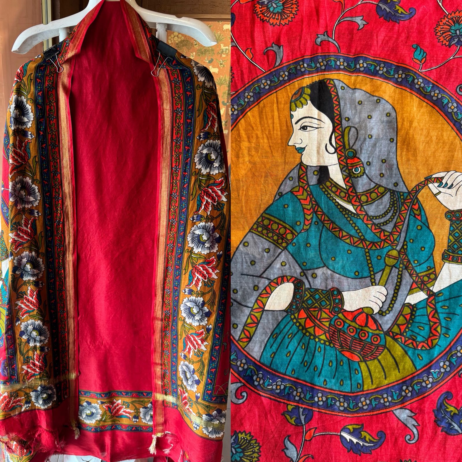 Pure Maheshwari silk Suit
