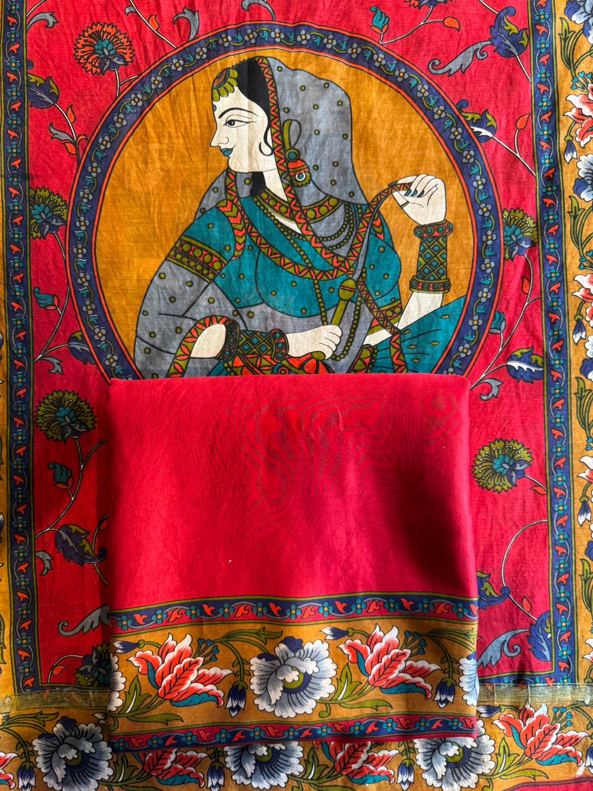 Pure Maheshwari silk Suit