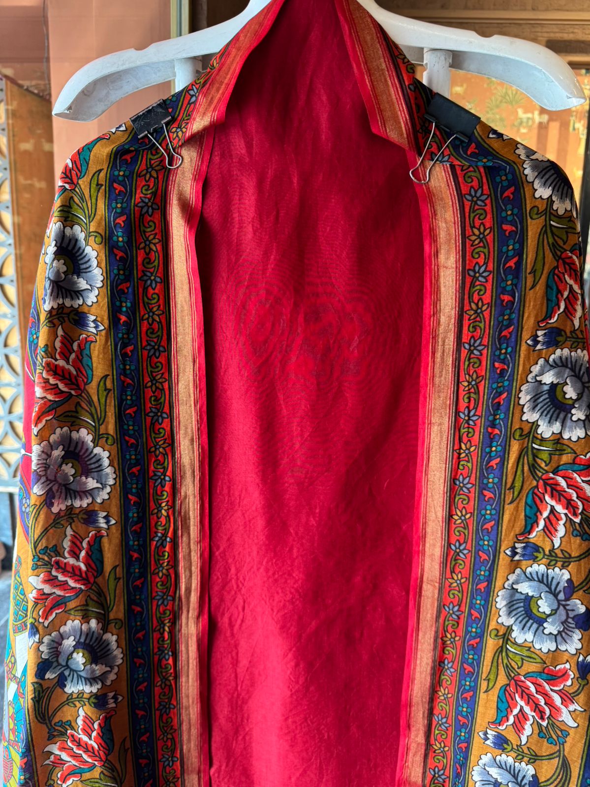 Pure Maheshwari silk Suit